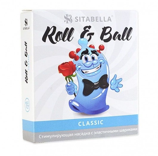 стимулирующий презерватив-насадка Roll   Ball Classic - Sitabella - купить с доставкой в Саратове