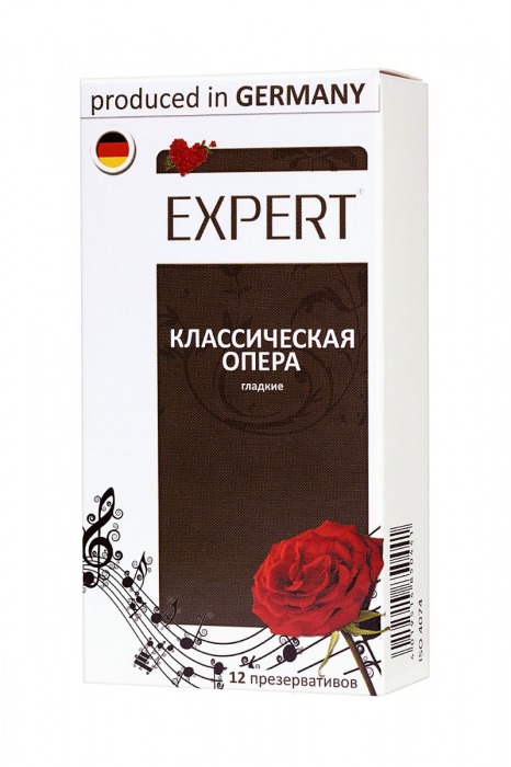 Гладкие презервативы Expert  Классическая опера  - 12 шт. - Expert - купить с доставкой в Саратове