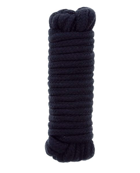 Чёрная веревка для связывания BONDX LOVE ROPE - 5 м. - Dream Toys - купить с доставкой в Саратове