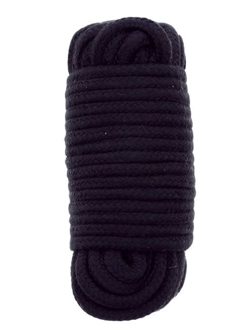 Черная веревка для связывания BONDX LOVE ROPE - 10 м. - Dream Toys - купить с доставкой в Саратове