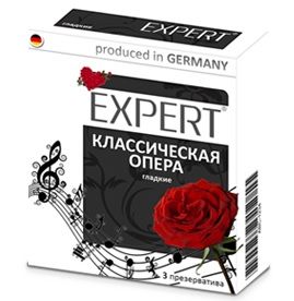 Гладкие презервативы Expert  Классическая опера  - 3 шт. - Expert - купить с доставкой в Саратове