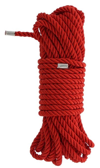 Красная веревка DELUXE BONDAGE ROPE - 10 м. - Dream Toys - купить с доставкой в Саратове