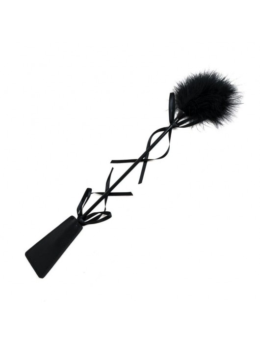 Стек с чёрной пуховкой - 45 см. - Джага-Джага - купить с доставкой в Саратове