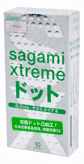 Презервативы Sagami Xtreme Type-E с точками - 10 шт. - Sagami - купить с доставкой в Саратове