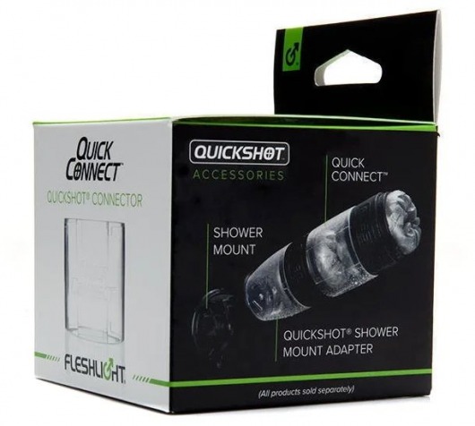 Коннектор для мастурбаторов серии Quickshot - Quick Connect - Fleshlight - в Саратове купить с доставкой