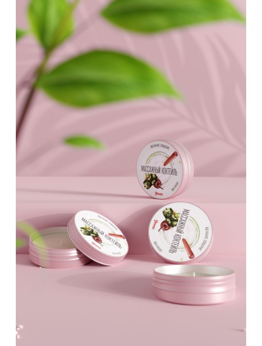 Массажная свеча «Массажный коктейль» с ароматом пина колады - 30 мл. - ToyFa - купить с доставкой в Саратове