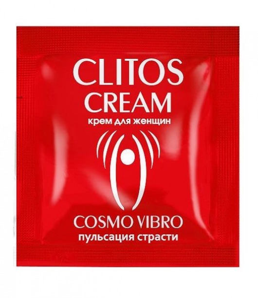 Пробник возбуждающего крема для женщин Clitos Cream - 1,5 гр. - Биоритм - купить с доставкой в Саратове