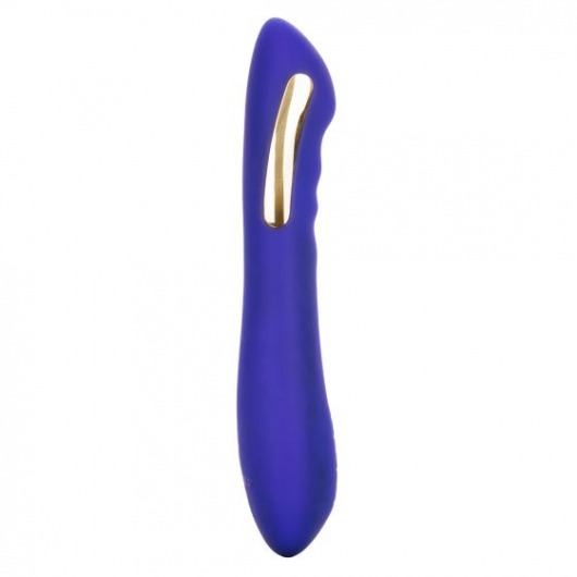 Фиолетовый вибратор с электростимуляцией Intimate E-Stimulator Petite Wand - 18,5 см. - California Exotic Novelties - купить с доставкой в Саратове