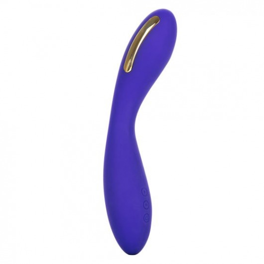 Фиолетовый вибратор с электростимуляцией Intimate E-Stimulator Wand - 21,5 см. - California Exotic Novelties - купить с доставкой в Саратове