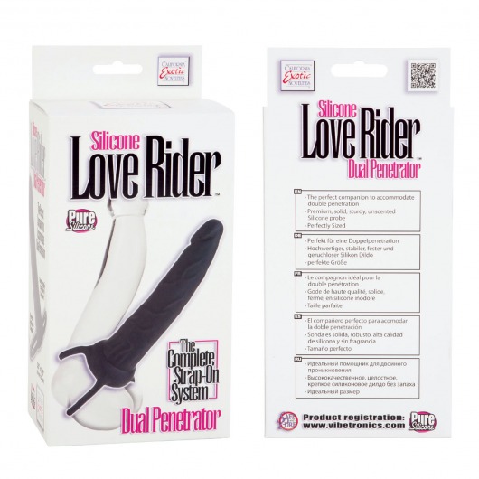 Насадка на пенис Silicone Love Rider Dual Penetrator для двойного проникновения - 14 см. - California Exotic Novelties - в Саратове купить с доставкой