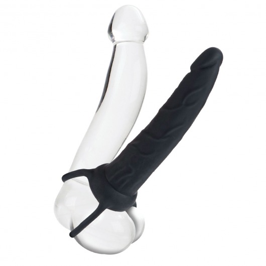 Насадка на пенис Silicone Love Rider Dual Penetrator для двойного проникновения - 14 см. - California Exotic Novelties - в Саратове купить с доставкой