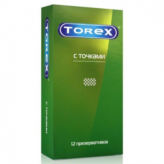 Текстурированные презервативы Torex  С точками  - 12 шт. - Torex - купить с доставкой в Саратове