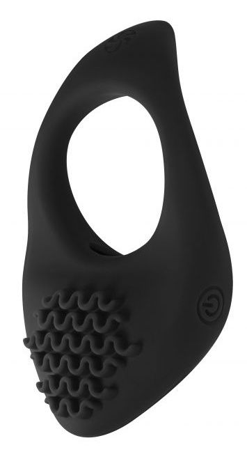 Черное эрекционное виброкольцо Pure Passion Moonshine - Lola Games - в Саратове купить с доставкой