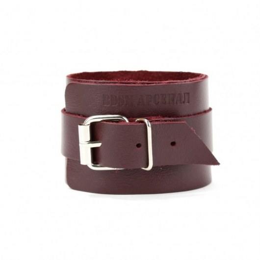 Бордовые оковы на ноги Ladys Arsenal - БДСМ Арсенал - купить с доставкой в Саратове