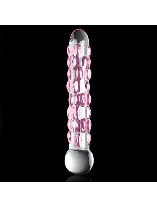 Стеклянный фаллоимитатор ICICLES № 7 - 17,8 см. - Pipedream