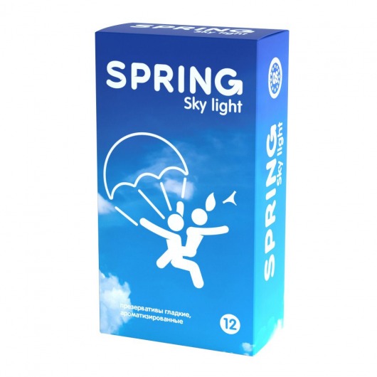 Ультратонкие презервативы SPRING SKY LIGHT - 12 шт. - SPRING - купить с доставкой в Саратове