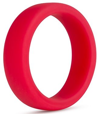 Красное эрекционное кольцо Silicone Go Pro Cock Ring - Blush Novelties - в Саратове купить с доставкой