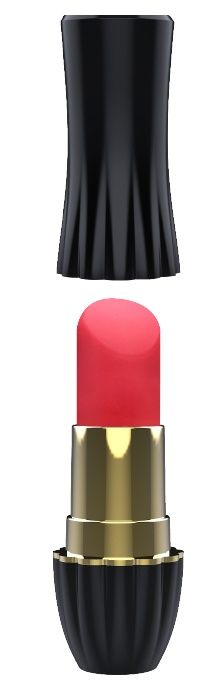 Клиторальный стимулятор-помада LIPSTICK - 9,3 см. - Dream Toys - купить с доставкой в Саратове