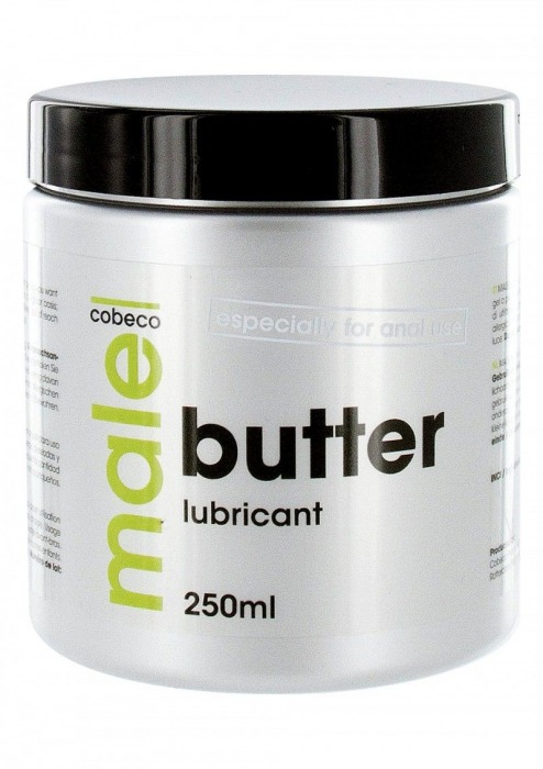 Анальный лубрикант MALE Cobeco Butter Lubricant - 250 мл. - Cobeco - купить с доставкой в Саратове