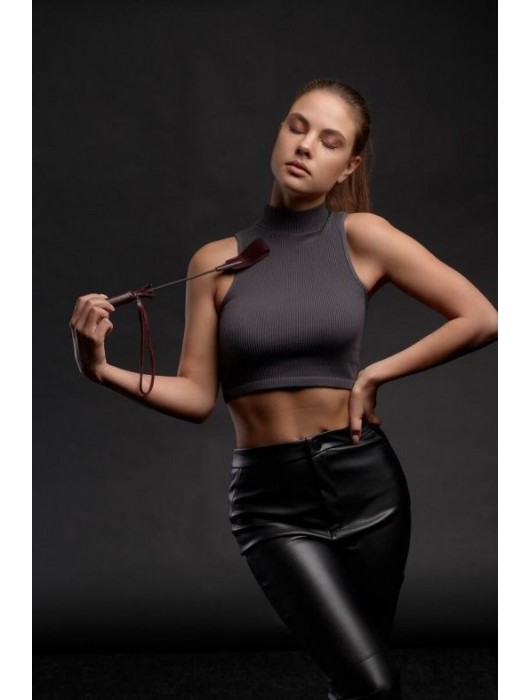 Бордовый стек Ladys Arsenal - 24 см. - БДСМ Арсенал - купить с доставкой в Саратове