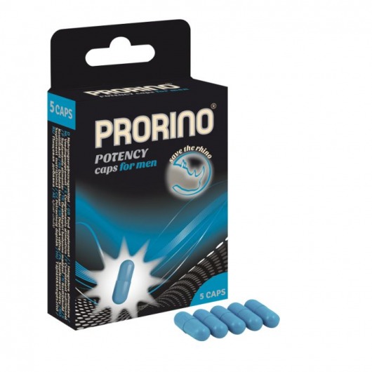 БАД для мужчин ero black line PRORINO Potency Caps for men - 5 капсул - Ero - купить с доставкой в Саратове