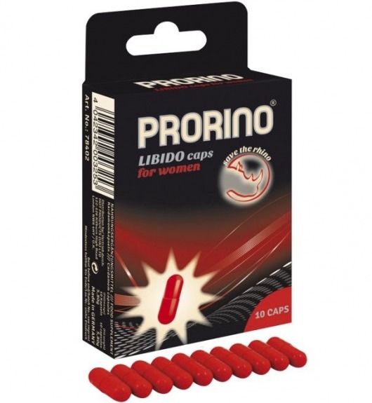 БАД для женщин ero black line PRORINO Libido Caps - 10 капсул - Ero - купить с доставкой в Саратове