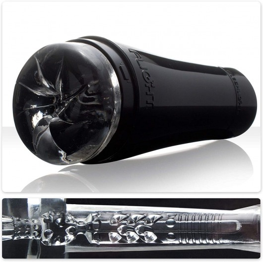 Черный мастурбатор-анус Fleshlight - Flight Pilot - Fleshlight - в Саратове купить с доставкой