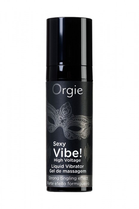 Гель для массажа ORGIE Sexy Vibe High Voltage с эффектом вибрации - 15 мл. - ORGIE - купить с доставкой в Саратове