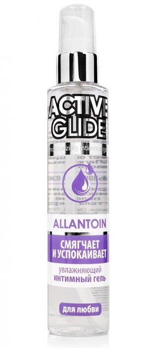 Увлажняющий интимный гель Active Glide Allantoin - 100 гр. - Биоритм - купить с доставкой в Саратове