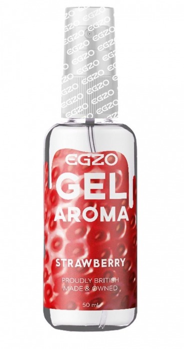 Интимный лубрикант EGZO AROMA с ароматом клубники - 50 мл. - EGZO - купить с доставкой в Саратове