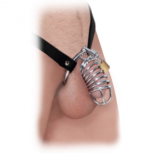 Кольцо верности Extreme Chastity Belt с фиксацией головки - Pipedream - купить с доставкой в Саратове