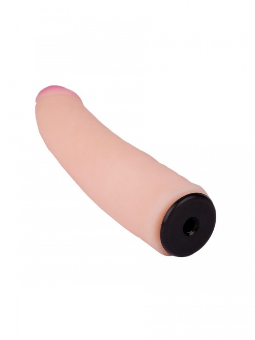 Пояс-трусики с насадкой Glamour - 17 см. - LOVETOY (А-Полимер) - купить с доставкой в Саратове