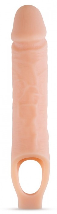 Телесный реалистичный фаллоудлинитель 10 Inch Silicone Cock Sheath Penis Extender - 25,4 см. - Blush Novelties - в Саратове купить с доставкой