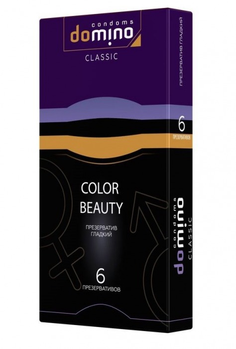 Разноцветные презервативы DOMINO Colour Beauty - 6 шт. - Domino - купить с доставкой в Саратове