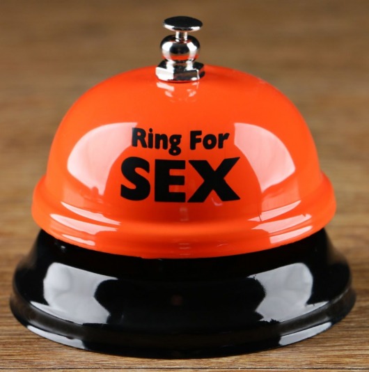 Настольный звонок RING FOR SEX - Сима-Ленд - купить с доставкой в Саратове