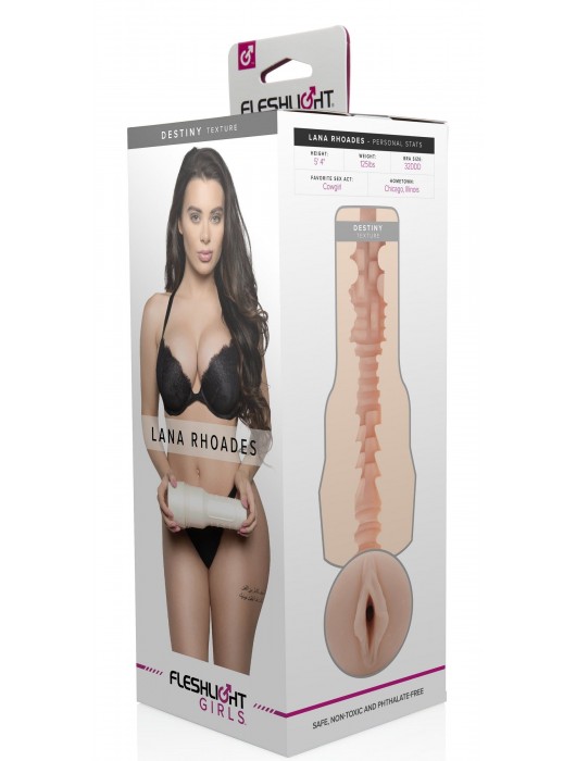 Мастурбатор-вагина Fleshlight Girls - Lana Rhoades Destiny - Fleshlight - в Саратове купить с доставкой