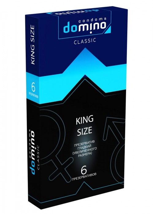 Презервативы увеличенного размера DOMINO Classic King size - 6 шт. - Domino - купить с доставкой в Саратове