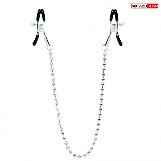 Оригинальные зажимы на соски с бусами - Notabu - купить с доставкой в Саратове