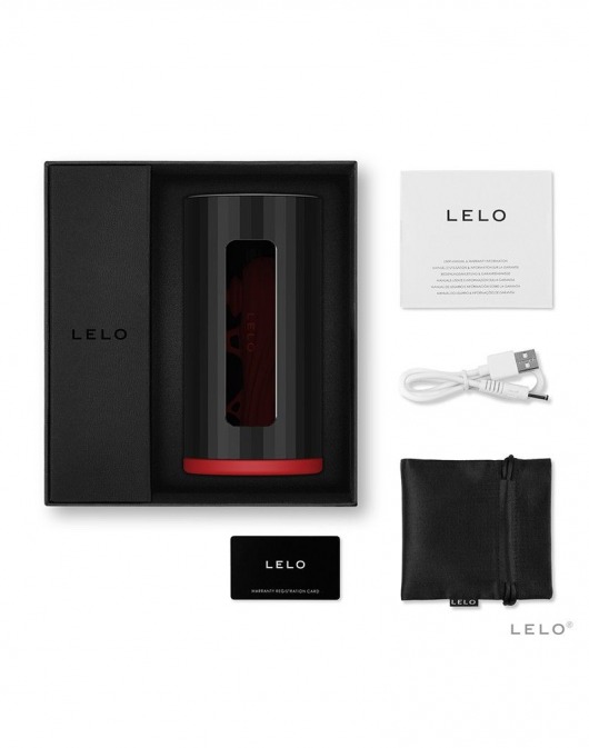 Черно-красный мастурбатор Lelo F1S V2 - Lelo - в Саратове купить с доставкой