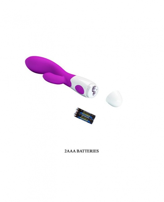 Вибратор Brighty с клиторальным отростком - 20 см. - Baile