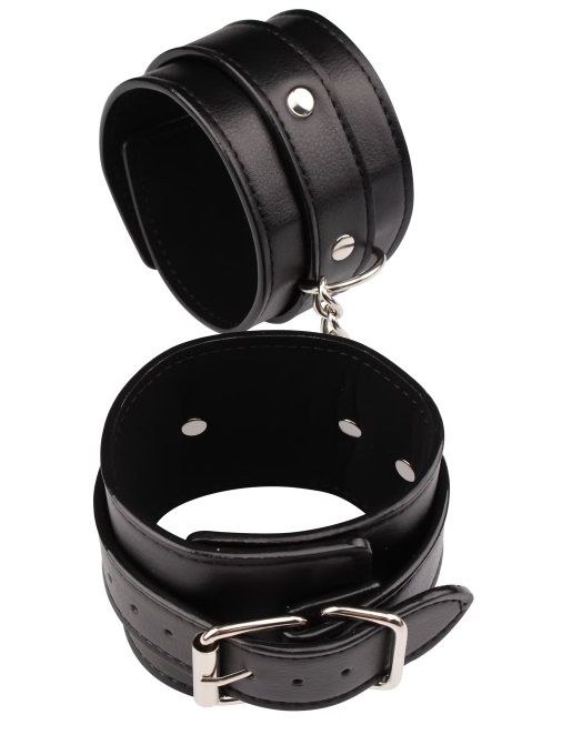 Черные оковы Classic Ankle Cuffs - Chisa - купить с доставкой в Саратове