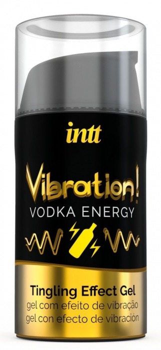 Жидкий интимный гель с эффектом вибрации Vibration! Vodka Energy - 15 мл. - INTT - купить с доставкой в Саратове