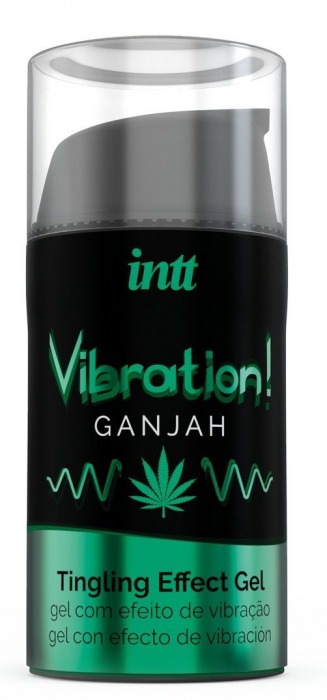 Жидкий интимный гель с эффектом вибрации Vibration! Ganjah - 15 мл. - INTT - купить с доставкой в Саратове