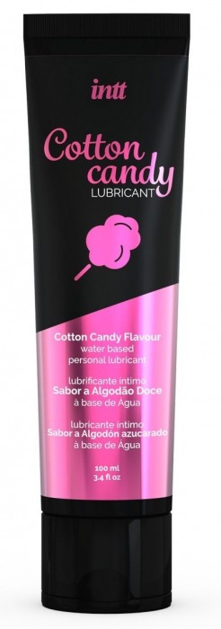 Интимный гель на водной основе Cotton Candy Lubricant - 100 мл. - INTT - купить с доставкой в Саратове