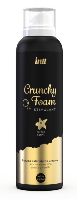 Пенка для массажа Crunchy Foam Stimulant Vanilla - 100 мл. - INTT - купить с доставкой в Саратове