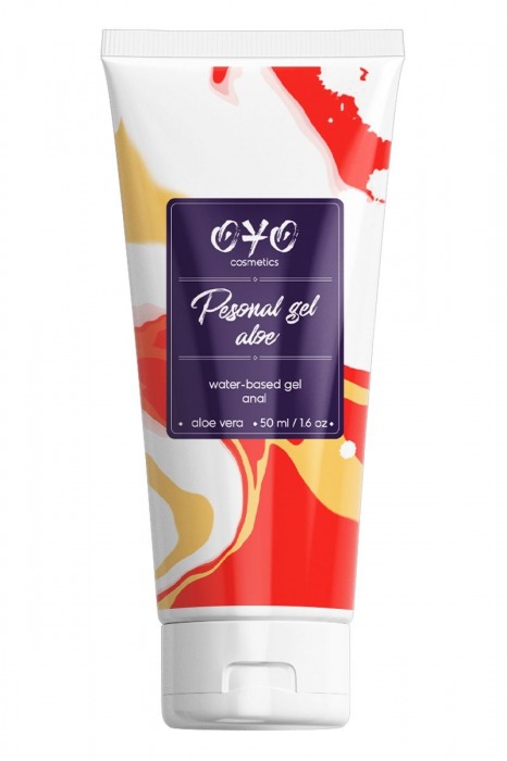 Анальная смазка на водной основе OYO Personal Gel Aloe - 50 мл. - OYO - купить с доставкой в Саратове