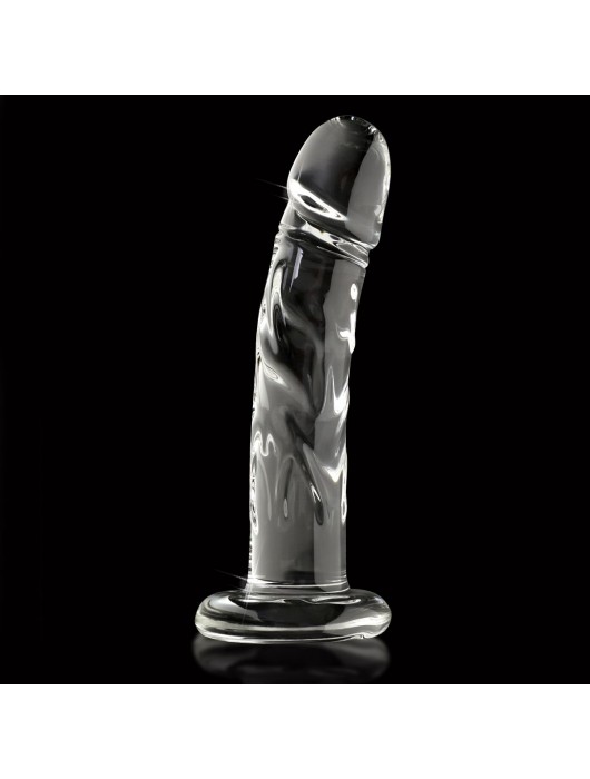 Прозрачный стеклянный фаллоимитатор Icicles №62 - 16,5 см. - Pipedream