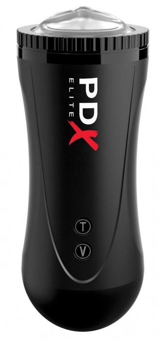 Черный автоматический мастурбатор-ротик Moto Stroker - Pipedream - в Саратове купить с доставкой