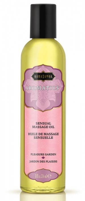 Массажное масло с цветочным ароматом Pleasure Garden - 236 мл. - Kama Sutra - купить с доставкой в Саратове