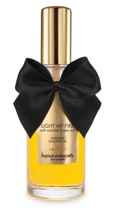 Массажное масло Light My Fire с ароматом карамели - 100 мл. - Bijoux Indiscrets - купить с доставкой в Саратове